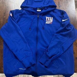 Nike Therma-Fit NY Giants-On-Field Apparel Performance Men’s Hoodie-Size 2XL